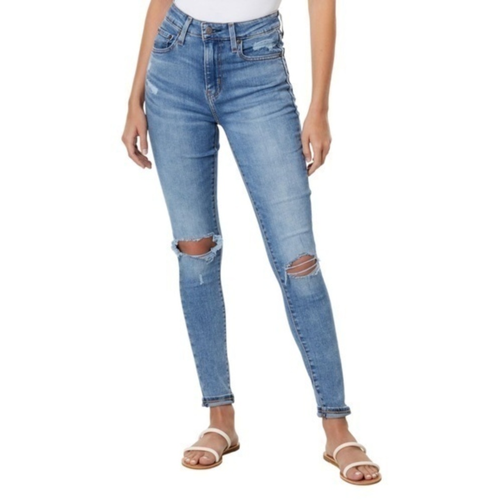 NWT Levi’s 721 Ripped Jeans Distressed High Rise Skinny New size 14 or 16 $70